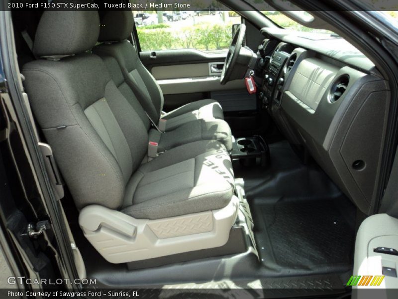 Tuxedo Black / Medium Stone 2010 Ford F150 STX SuperCab