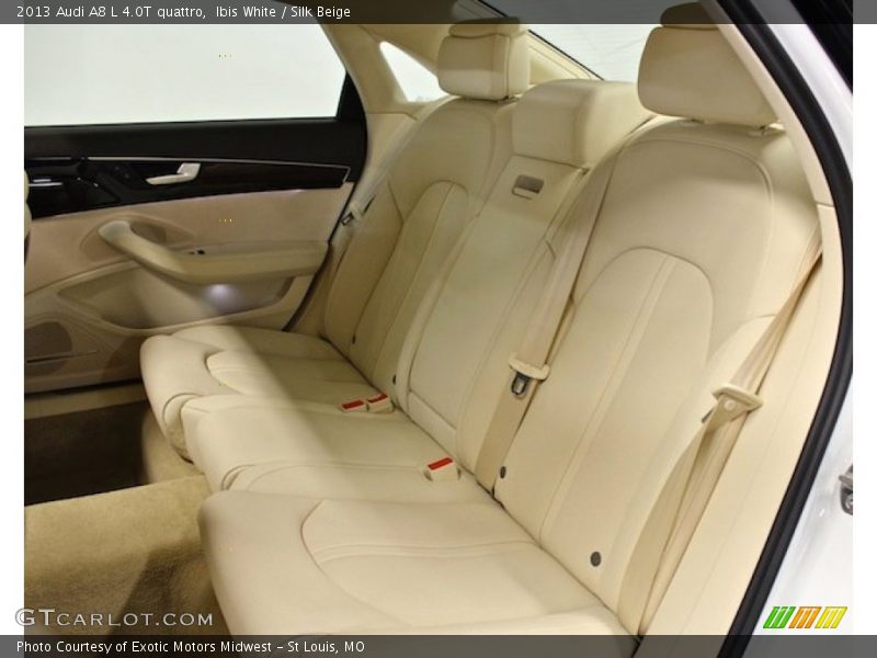 Rear Seat of 2013 A8 L 4.0T quattro