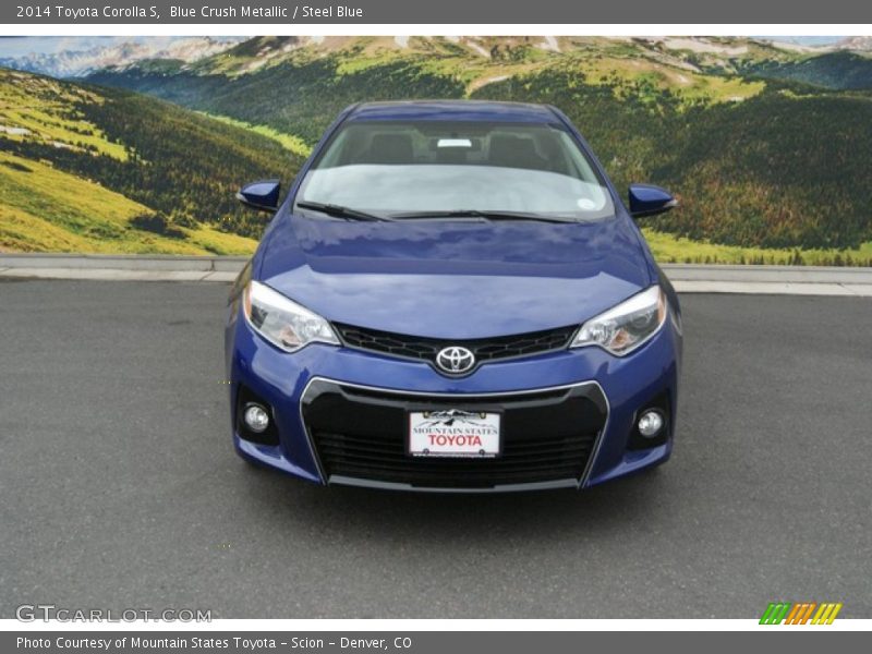 Blue Crush Metallic / Steel Blue 2014 Toyota Corolla S
