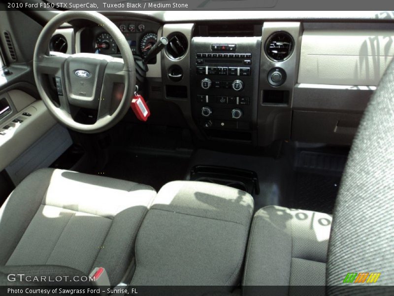 Tuxedo Black / Medium Stone 2010 Ford F150 STX SuperCab