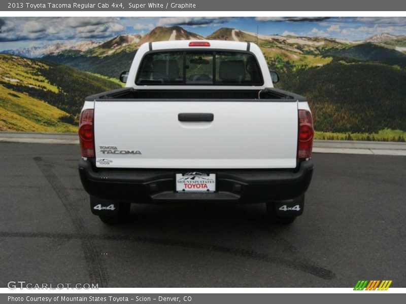Super White / Graphite 2013 Toyota Tacoma Regular Cab 4x4