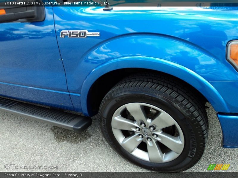 Blue Flame Metallic / Black 2010 Ford F150 FX2 SuperCrew
