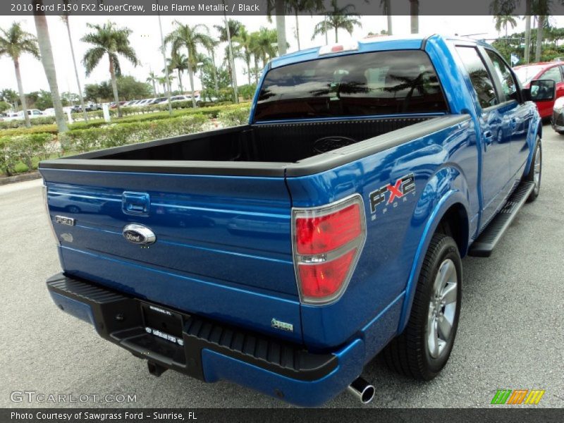 Blue Flame Metallic / Black 2010 Ford F150 FX2 SuperCrew