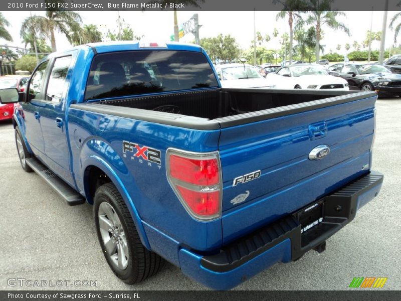 Blue Flame Metallic / Black 2010 Ford F150 FX2 SuperCrew