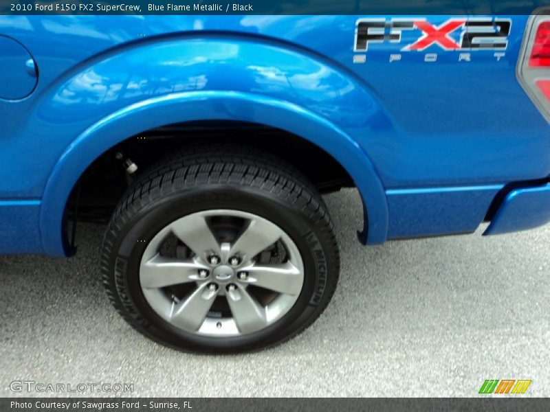 Blue Flame Metallic / Black 2010 Ford F150 FX2 SuperCrew