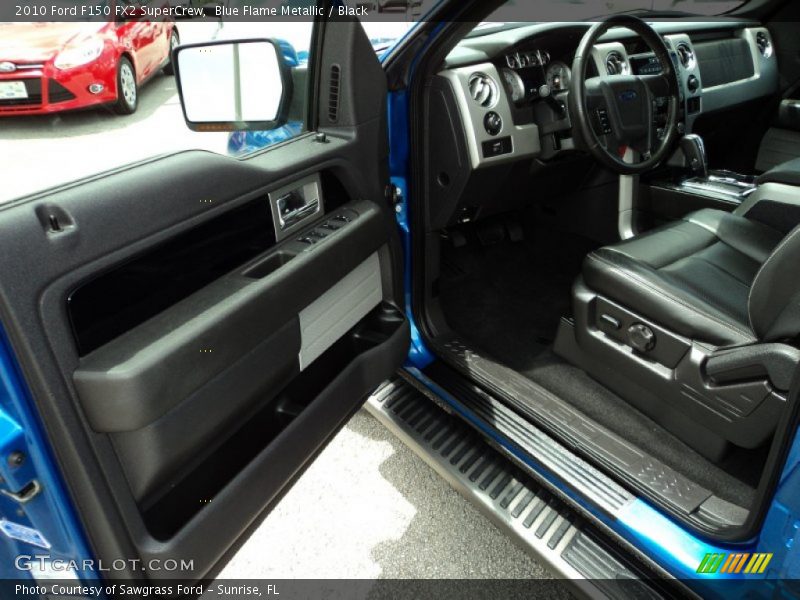 Blue Flame Metallic / Black 2010 Ford F150 FX2 SuperCrew