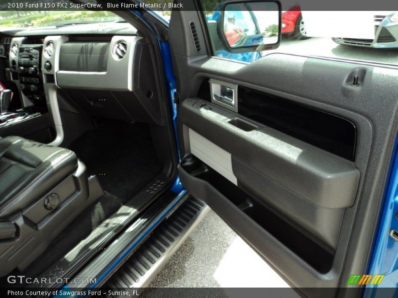 Blue Flame Metallic / Black 2010 Ford F150 FX2 SuperCrew
