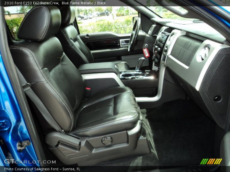 Blue Flame Metallic / Black 2010 Ford F150 FX2 SuperCrew