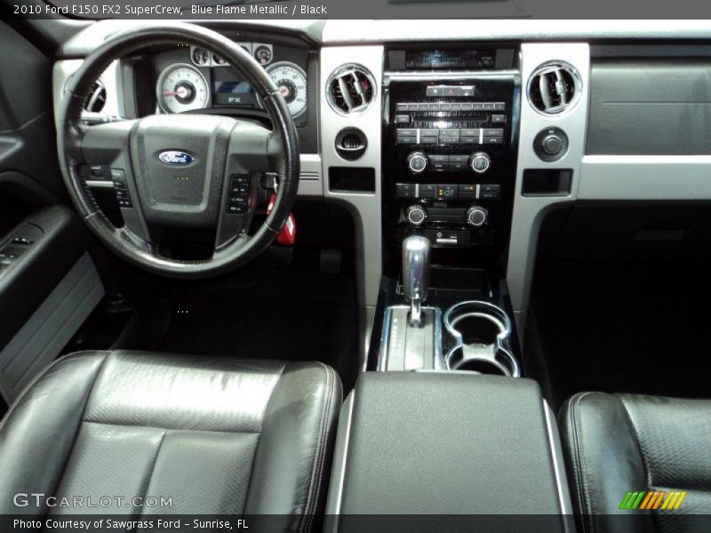 Blue Flame Metallic / Black 2010 Ford F150 FX2 SuperCrew