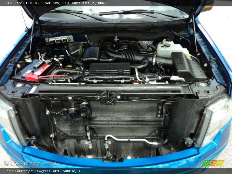 Blue Flame Metallic / Black 2010 Ford F150 FX2 SuperCrew