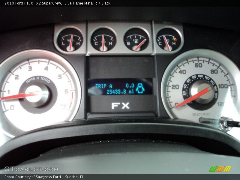 Blue Flame Metallic / Black 2010 Ford F150 FX2 SuperCrew