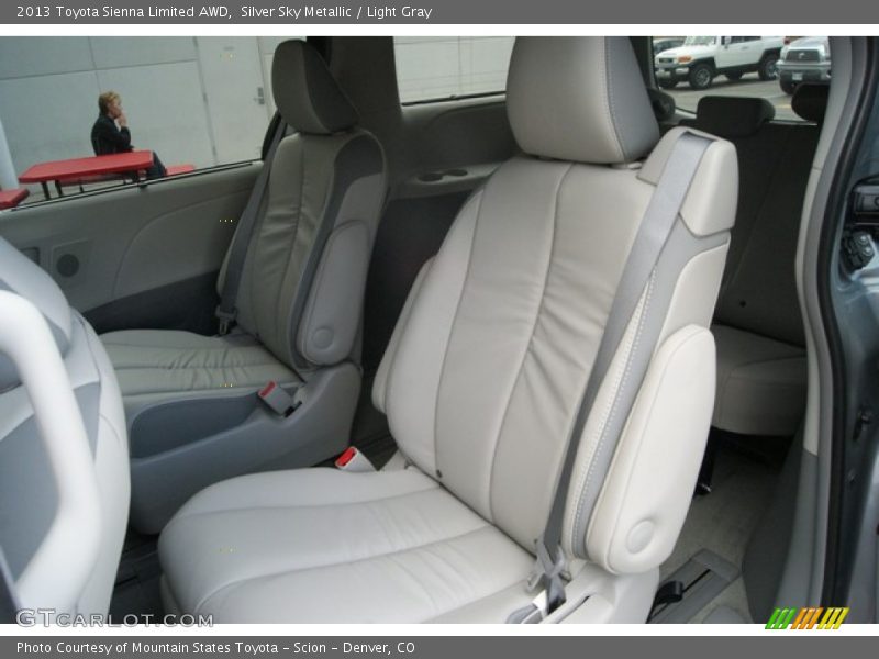 Silver Sky Metallic / Light Gray 2013 Toyota Sienna Limited AWD