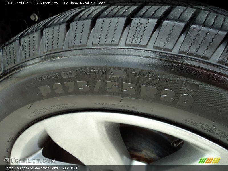 Blue Flame Metallic / Black 2010 Ford F150 FX2 SuperCrew