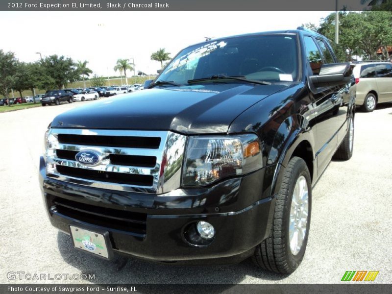 Black / Charcoal Black 2012 Ford Expedition EL Limited
