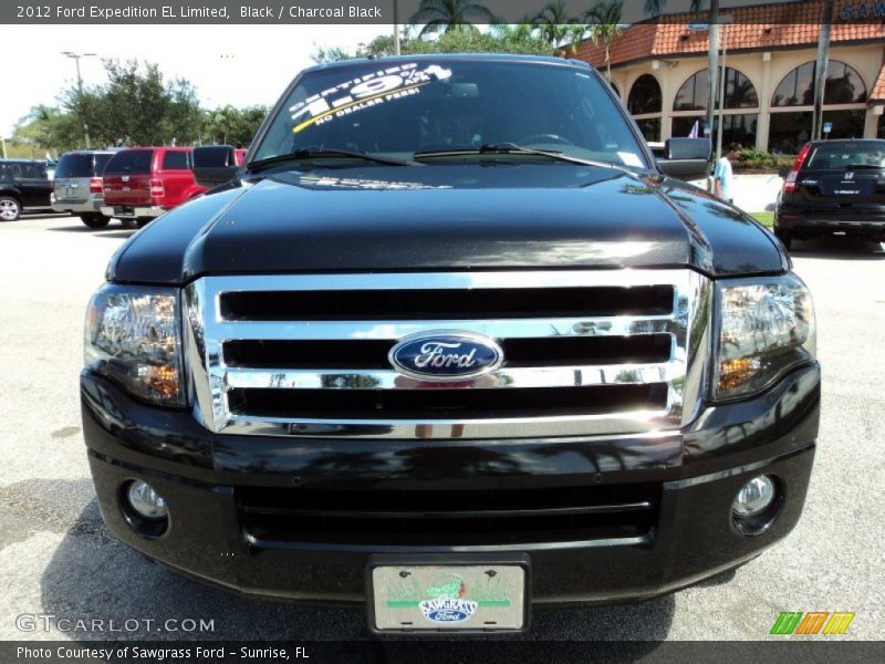 Black / Charcoal Black 2012 Ford Expedition EL Limited