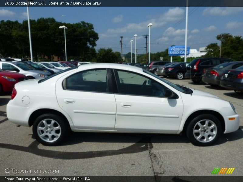 Stone White / Dark Slate Gray 2005 Dodge Neon SXT