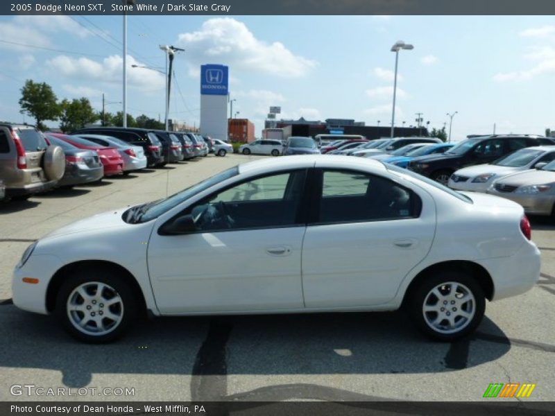 Stone White / Dark Slate Gray 2005 Dodge Neon SXT