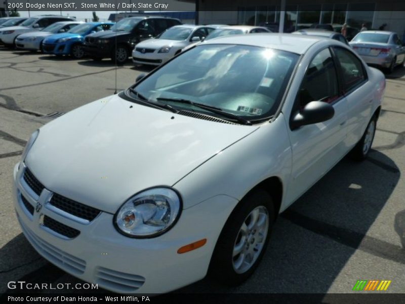 Stone White / Dark Slate Gray 2005 Dodge Neon SXT