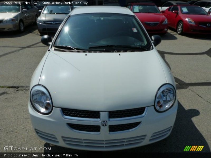 Stone White / Dark Slate Gray 2005 Dodge Neon SXT