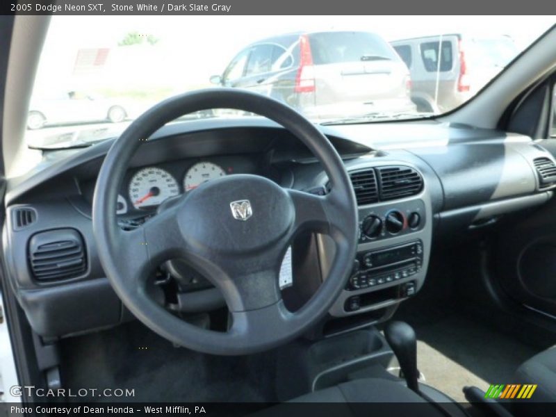 Stone White / Dark Slate Gray 2005 Dodge Neon SXT