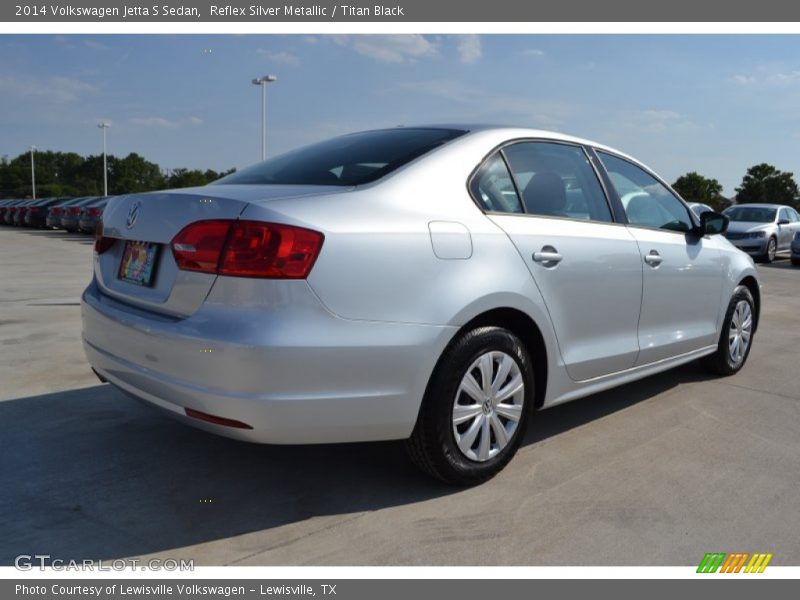 Reflex Silver Metallic / Titan Black 2014 Volkswagen Jetta S Sedan