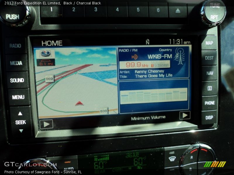 Black / Charcoal Black 2012 Ford Expedition EL Limited
