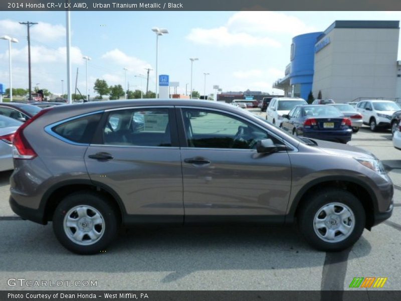 Urban Titanium Metallic / Black 2014 Honda CR-V LX AWD