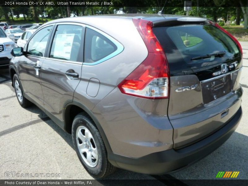 Urban Titanium Metallic / Black 2014 Honda CR-V LX AWD