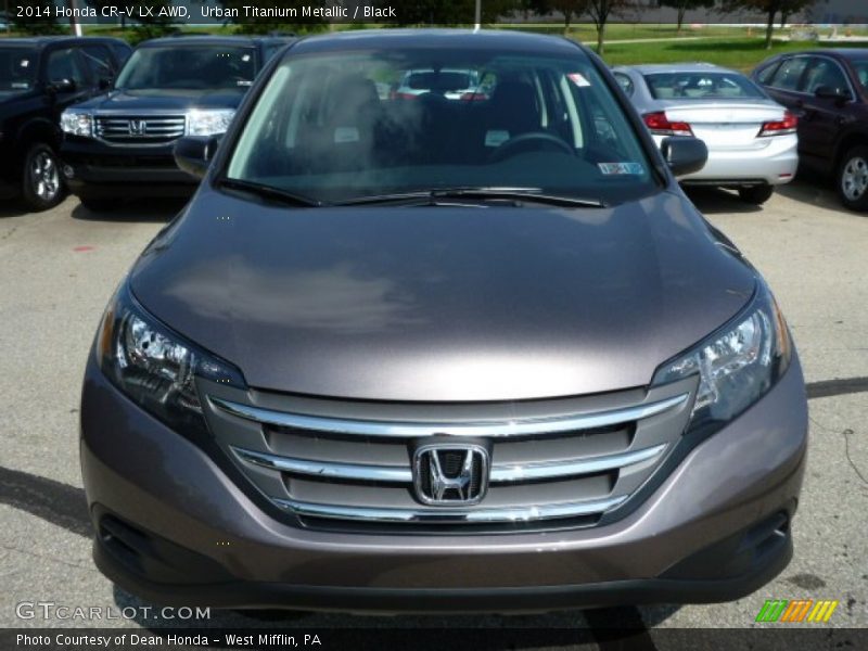 Urban Titanium Metallic / Black 2014 Honda CR-V LX AWD