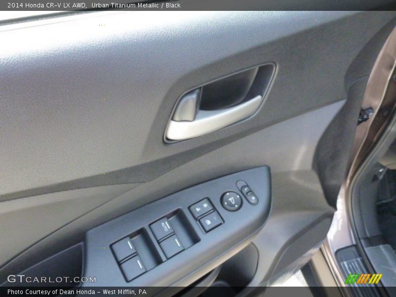 Urban Titanium Metallic / Black 2014 Honda CR-V LX AWD