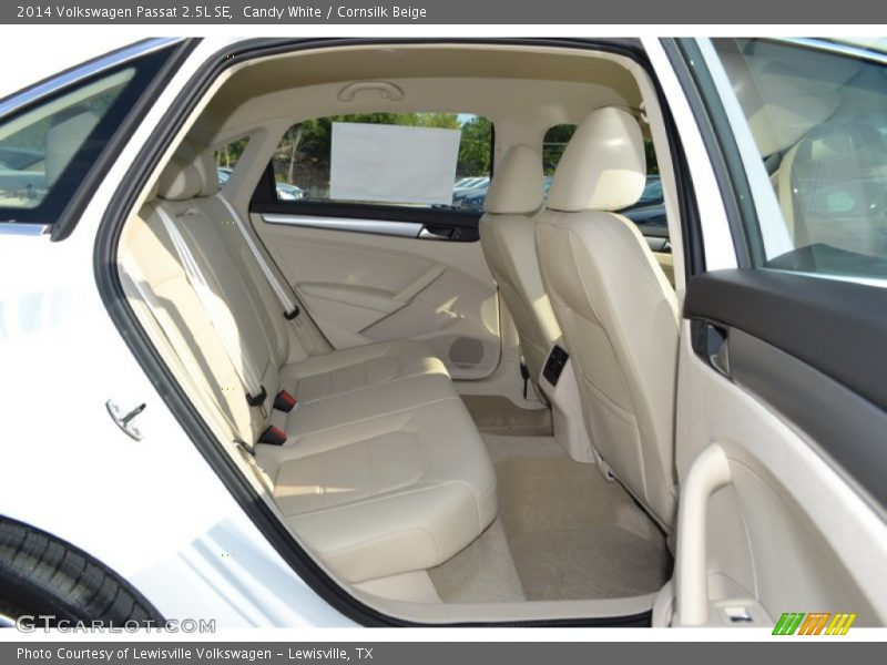 Candy White / Cornsilk Beige 2014 Volkswagen Passat 2.5L SE
