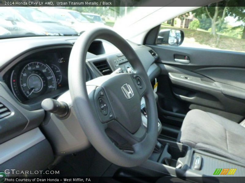 Urban Titanium Metallic / Black 2014 Honda CR-V LX AWD