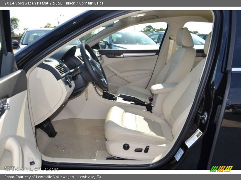 Black / Cornsilk Beige 2014 Volkswagen Passat 2.5L SE