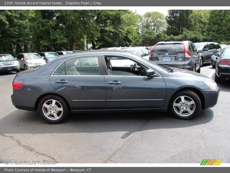 Graphite Pearl / Gray 2005 Honda Accord Hybrid Sedan