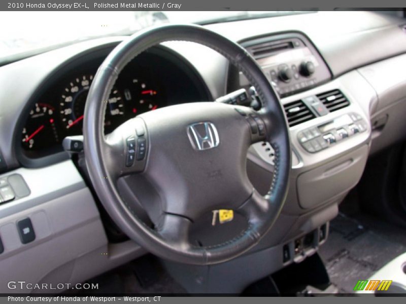Polished Metal Metallic / Gray 2010 Honda Odyssey EX-L