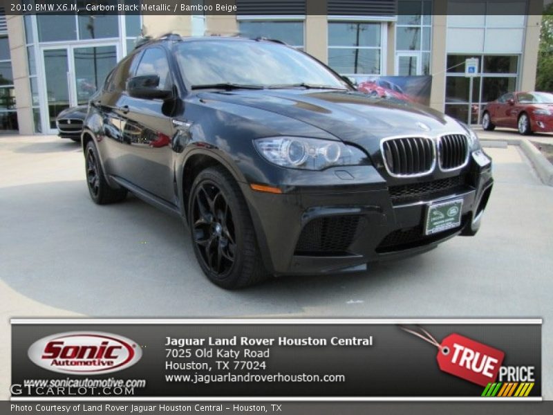 Carbon Black Metallic / Bamboo Beige 2010 BMW X6 M