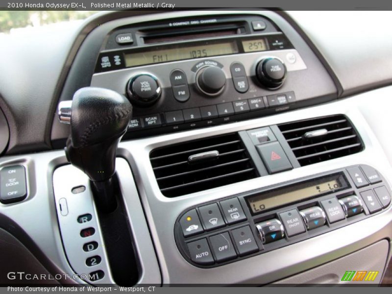 Polished Metal Metallic / Gray 2010 Honda Odyssey EX-L