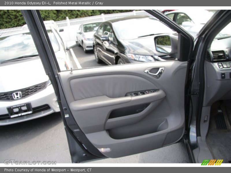 Polished Metal Metallic / Gray 2010 Honda Odyssey EX-L