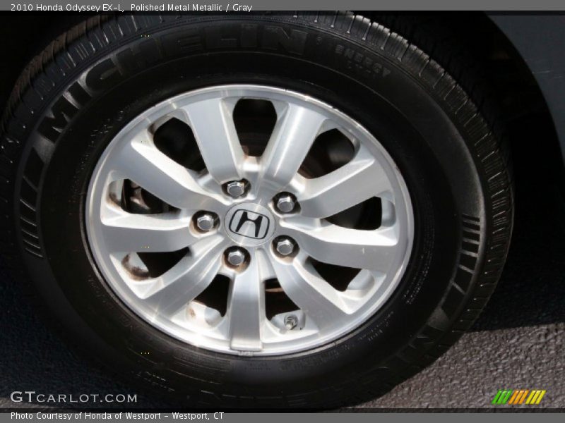 Polished Metal Metallic / Gray 2010 Honda Odyssey EX-L