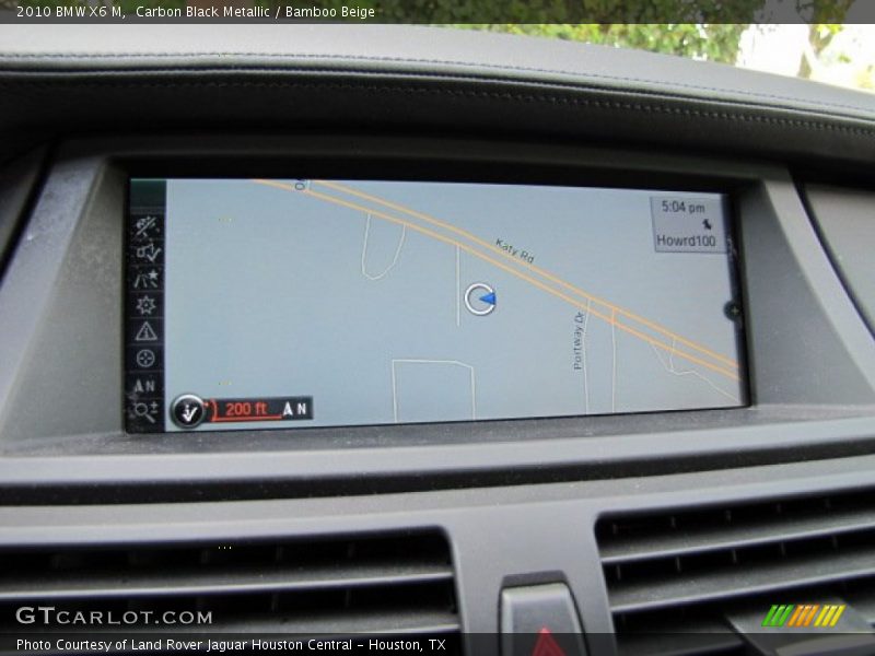 Navigation of 2010 X6 M 