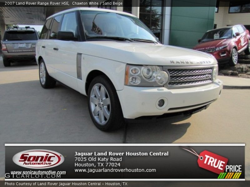 Chawton White / Sand Beige 2007 Land Rover Range Rover HSE
