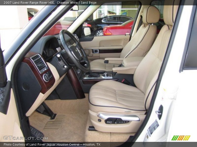 Chawton White / Sand Beige 2007 Land Rover Range Rover HSE