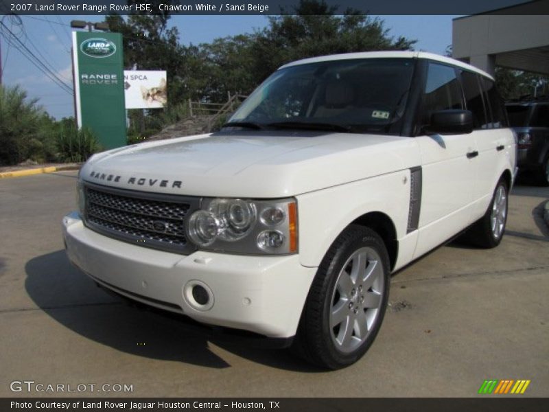 Chawton White / Sand Beige 2007 Land Rover Range Rover HSE