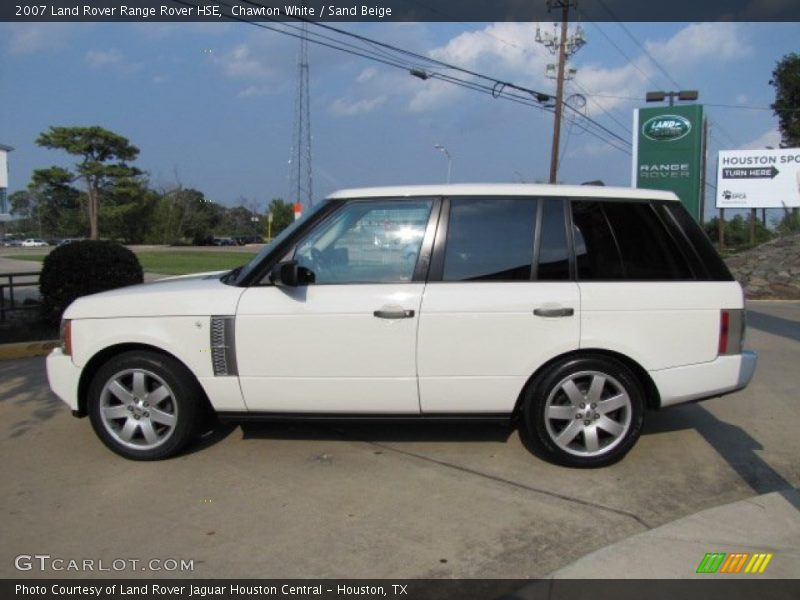 Chawton White / Sand Beige 2007 Land Rover Range Rover HSE