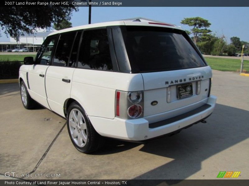 Chawton White / Sand Beige 2007 Land Rover Range Rover HSE