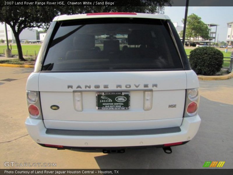 Chawton White / Sand Beige 2007 Land Rover Range Rover HSE