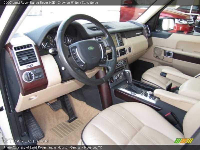 Chawton White / Sand Beige 2007 Land Rover Range Rover HSE