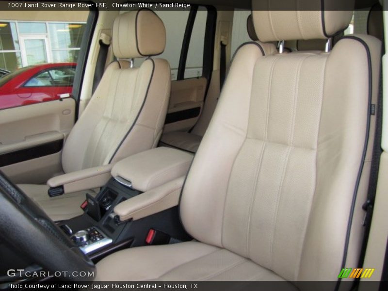 Chawton White / Sand Beige 2007 Land Rover Range Rover HSE