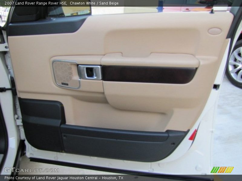 Chawton White / Sand Beige 2007 Land Rover Range Rover HSE