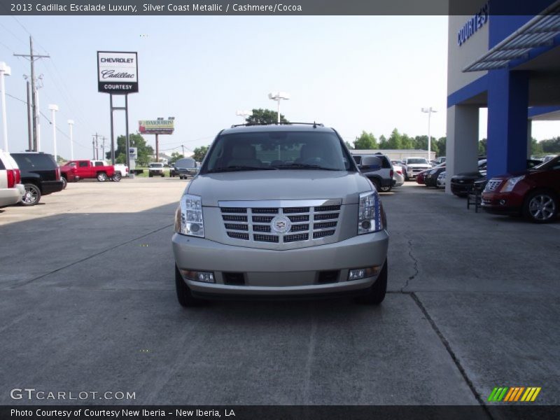 Silver Coast Metallic / Cashmere/Cocoa 2013 Cadillac Escalade Luxury